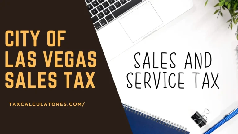 city of las vegas sales tax
